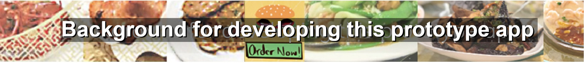 MeFood.ca banner photos  of food